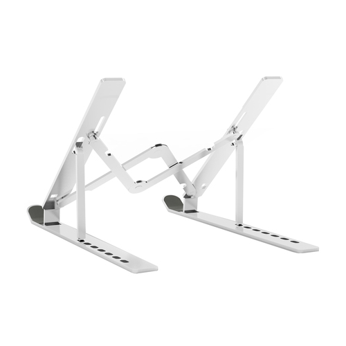AISENS - SOPORTE DE SOBREMESA AJUSTABLE PARA PORTATIL / TABLET, PLATA