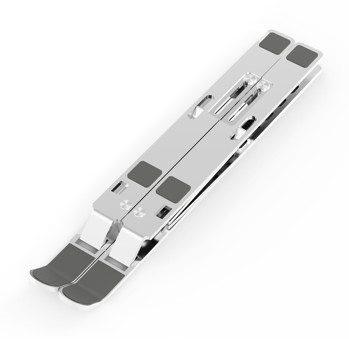 AISENS - SOPORTE DE SOBREMESA AJUSTABLE PARA PORTATIL / TABLET, PLATA