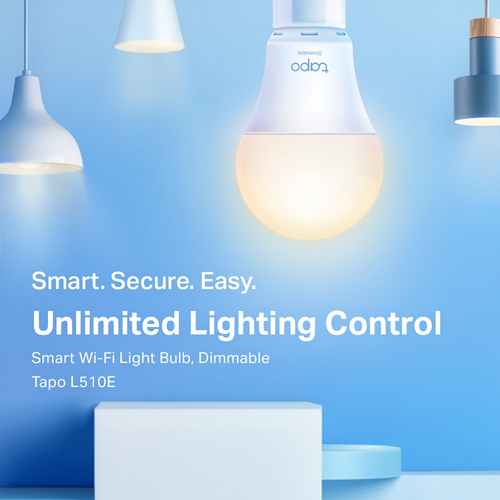 TP-LINK TAPO L510E PACK 2 DIMMABLE SMART LIGHT BULB