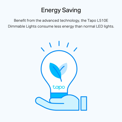 TP-LINK TAPO L510E PACK 2 DIMMABLE SMART LIGHT BULB