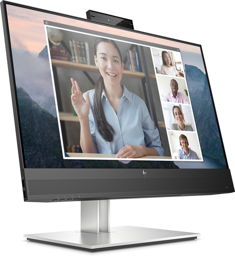 HP Monitor E24mv G4 / 23,8" / FHD / VGA-HDMI-DisplayPort-USB(A) / Regulable Altura / Webcam