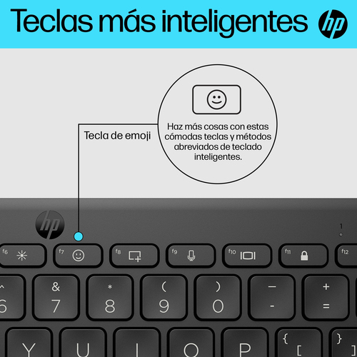 HP Teclado 355 multidispositivo compacto inalambrico