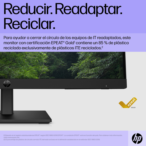 HP Monitor P22h G5 / 21,5" / FHD / VGA-HDMI-DisplayPort / Regulable Altura