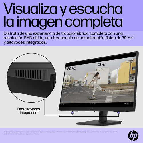 HP Monitor P22h G5 / 21,5" / FHD / VGA-HDMI-DisplayPort / Regulable Altura