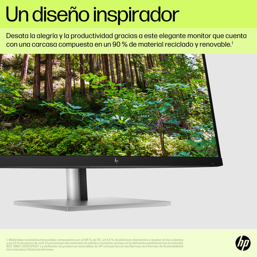 HP Monitor E27u G5 / 27" / QHD / HDMI-DisplayPort-USB(A)-USB(C) / Regulable Altura