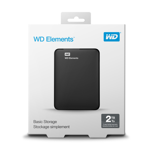 WESTERN DIGITAL Disco Externo WD Elements Portable 2TB/ 2.5"/ USB 3.0