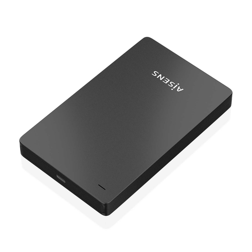 AISENS - CAJA EXTERNA 2,5  9.5MM SATA A USB-C USB3.1 GEN1, NEGRA