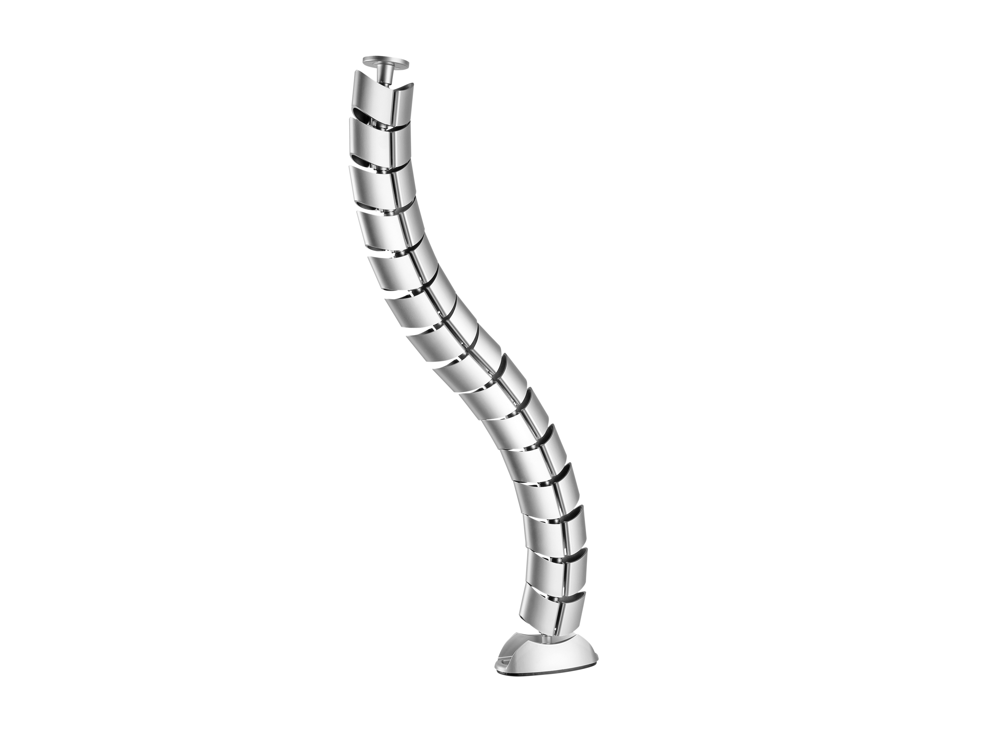 Equip Organizador de Cables Doble Canal Color Plata