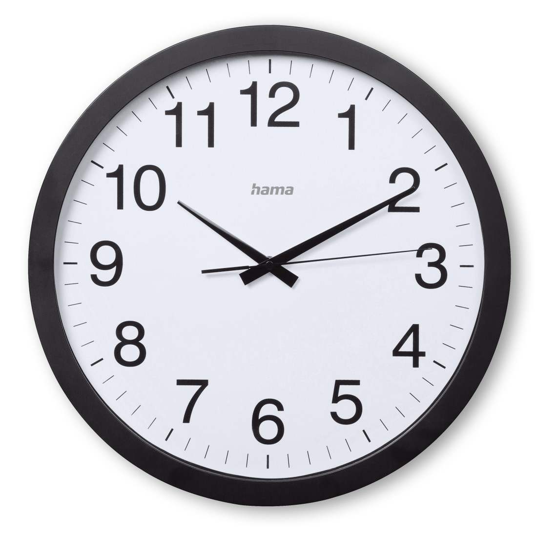 HAMA Reloj de Pared Aruba, Negro