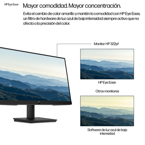 HP Monitor Series 3 PRO 322PF / 21,5" / FHD / VGA-HDMI-DisplayPort