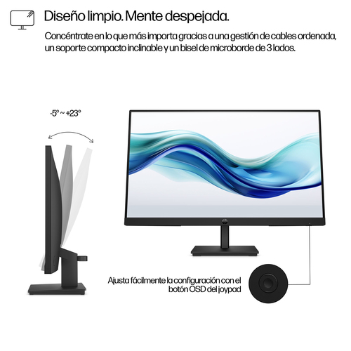 HP Monitor Series 3 PRO 324PF / 23,8" / FHD / VGA-HDMI-DisplayPort