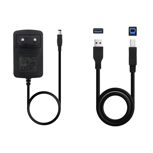 TOOQ DOCK 2xSATA 2,5"/3,5" USB 3.0 CLONE OTB NEGRO