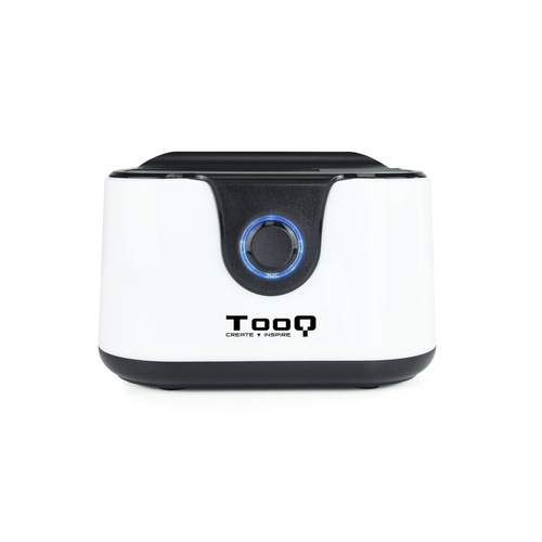 TOOQ DOCK 2xSATA 2,5"/3,5" USB 3.0 CLONE OTB NEGRO-BLAN