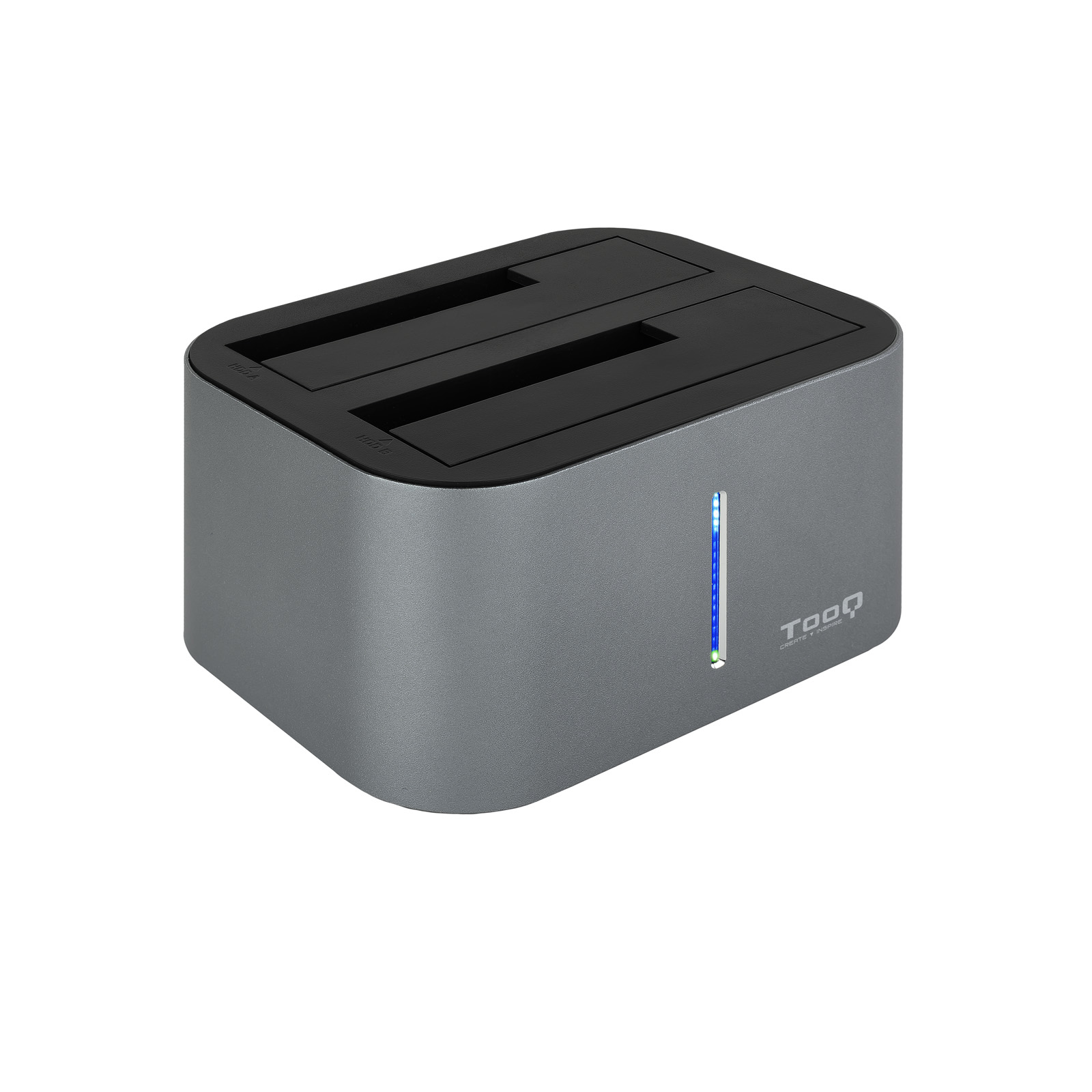TOOQ DOCKING 2xSATA 2,5/3,5" USB 3.0/3.1 GEN1 GRIS