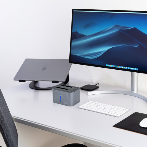 TOOQ DOCKING 2xSATA 2,5/3,5" USB 3.0/3.1 GEN1 GRIS