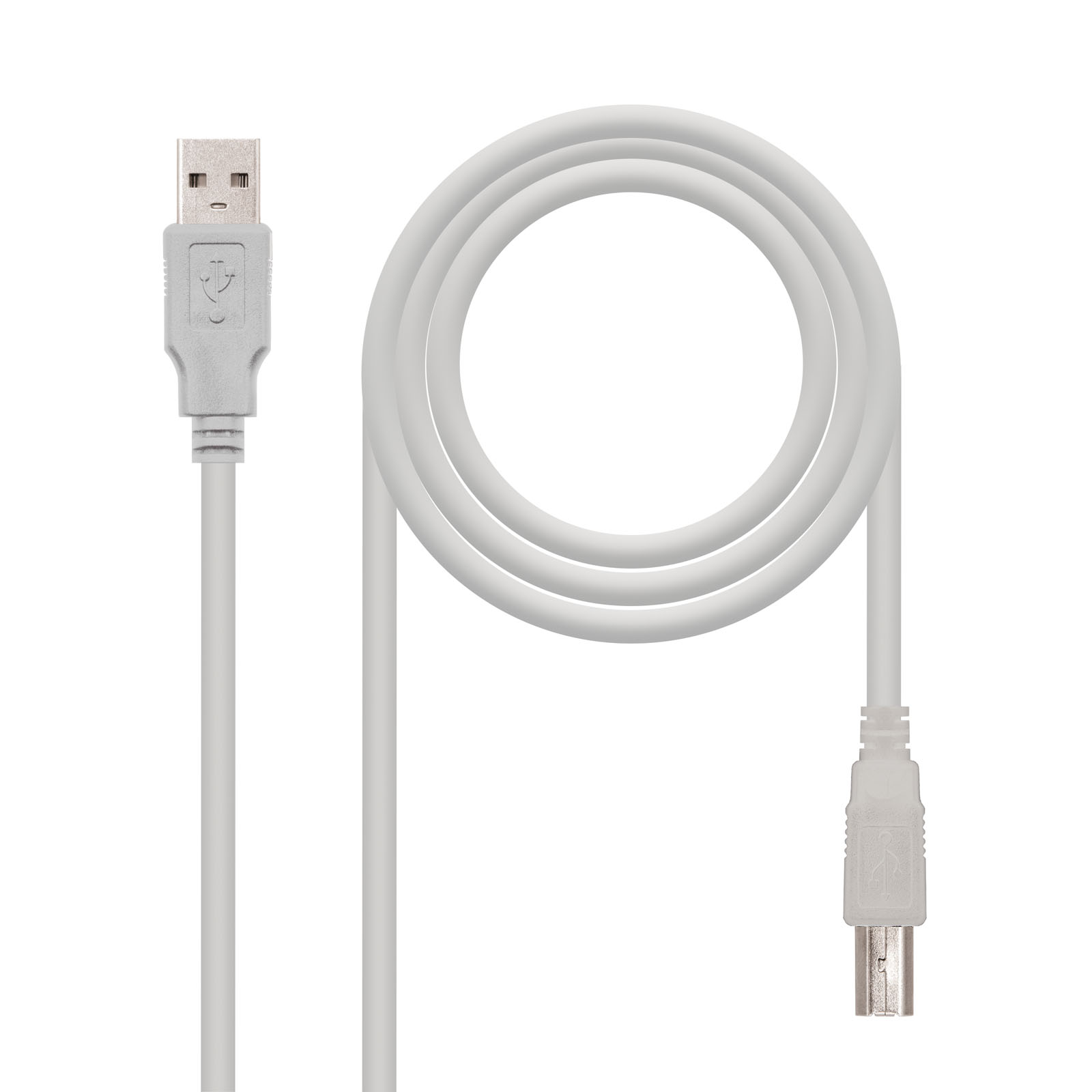 NANOCABLE CABLE USB 2.0 IMPRESORA TIPO A/M-B/M, 1.8 M