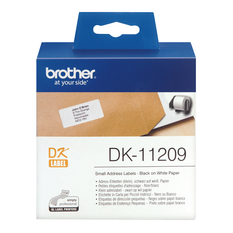 BROTHER Rollo de  Etiquetas de 62x29mm de 800 Uds.