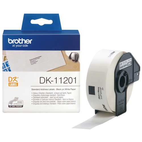BROTHER Rollo de Etiquetas de 29x90mm de 400 Uds.