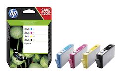 HP Photosmart D5460 nº364 Pack 4 Cartuchos (N/C/M/Y)