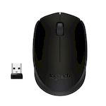 LOGITECH Raton m171 optico wireless negro