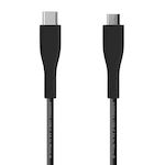 AISENS - CABLE USB 2.0 3A, TIPO USB-C/M-MICRO B/M, NEGRO, 1.0M