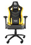 Talius silla Vulture gaming negra/amarilla butterfly, base nylon, ruedas nylon, 4D