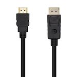 AISENS - CABLE CONVERSOR DISPLAYPORT A HDMI, DP/M-HDMI/M, NEGRO, 3.0M