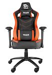 TALIUS silla Vulture gaming negra/naranja butterfly 4D base metal ruedas nylon