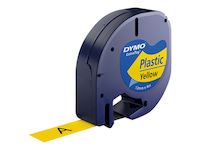DYMO Cinta LT 12mmx4mt -Negro/Amarillo