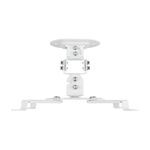 AISENS - SOPORTE UNIVERSAL GIRATORIO, INCLINABLE DE TECHO PARA PROYECTOR 13.5KG, BLANCO