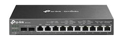 TP-LINK Enrutador VPN Gigabit Omada con puertos PoE+ y controlador integrado PUERTOS: 2× puertos Gigabit SFP WAN/LAN, 1× puerto WAN Gigabit RJ45, 1× p