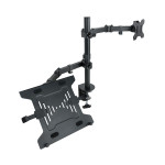 TOOQ SOPORTE MESA MONITOR/PORTÁTIL 2 BRAZOS NEGRO
