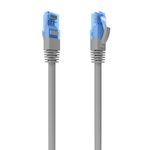 AISENS - CABLE DE RED LATIGUILLO RJ45 CAT.6 UTP AWG26 CCA, GRIS, 30CM